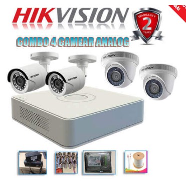 Trọn Bộ Camera Hikvision FULL HD 720P - Bộ 1/2/3/4 Camera Đầy Đủ Phụ Kiện, Không Phát Sinh Chi Phí