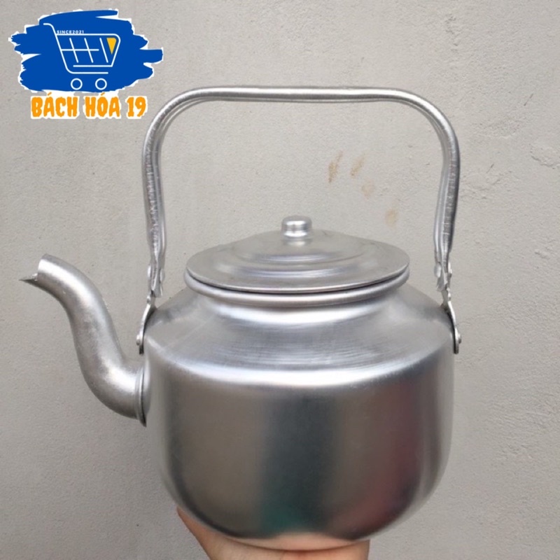 Ấm Nhôm Đun Nước Dày Loại 1 (1L-3L-5L)-ảnh thật