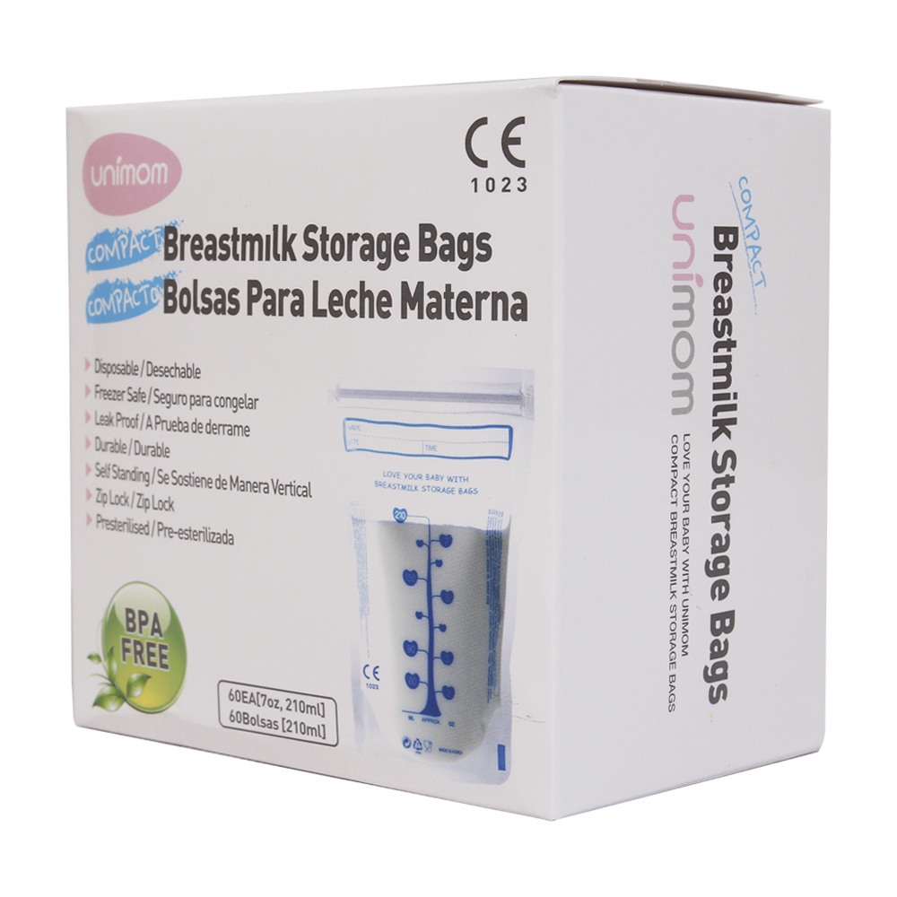 [HSD 2025] TÚI TRỮ SỮA UNIMOM- COMPACT BPA 210ml/ túi- (katydang)