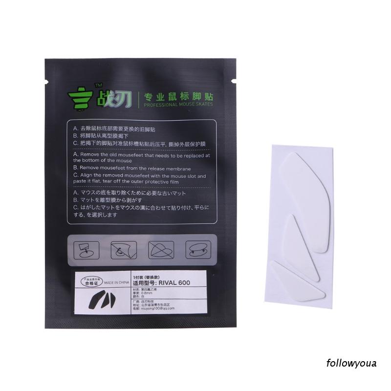 1 Bộ Miếng Dán Viền Cong Chống Trượt Cho Chuột Máy Tính Serie RIVAL 600