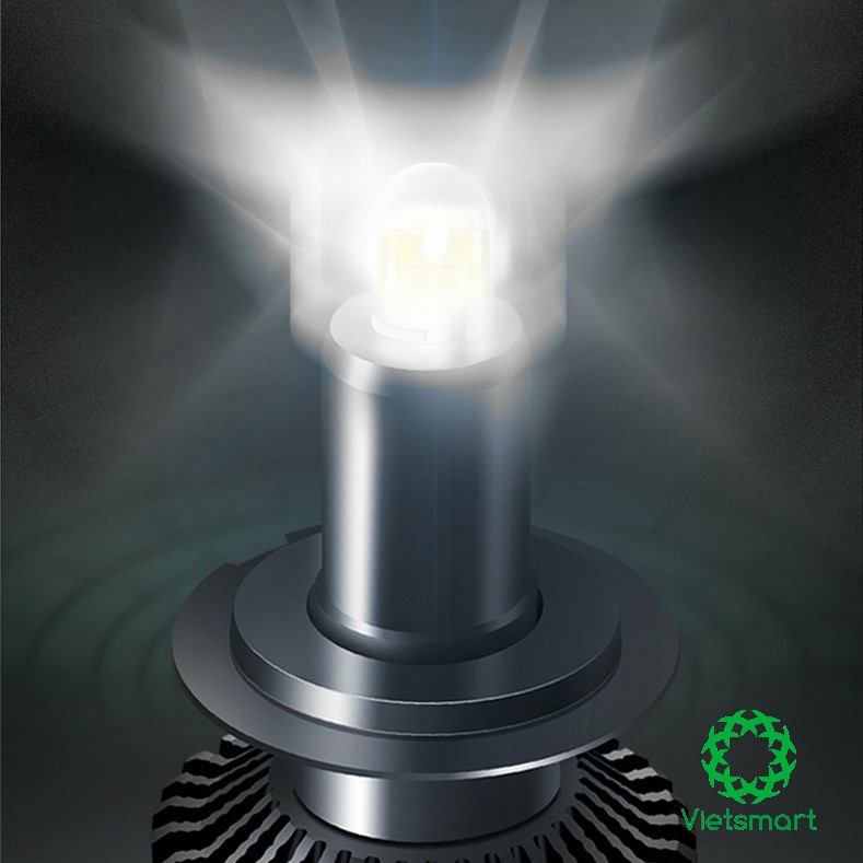 Đèn pha Led ô tô 360 độ Unilight F3 8 mặt 24 hạt LED hiệu suất cao 70W cao cấp dành cho xe máy ô tô