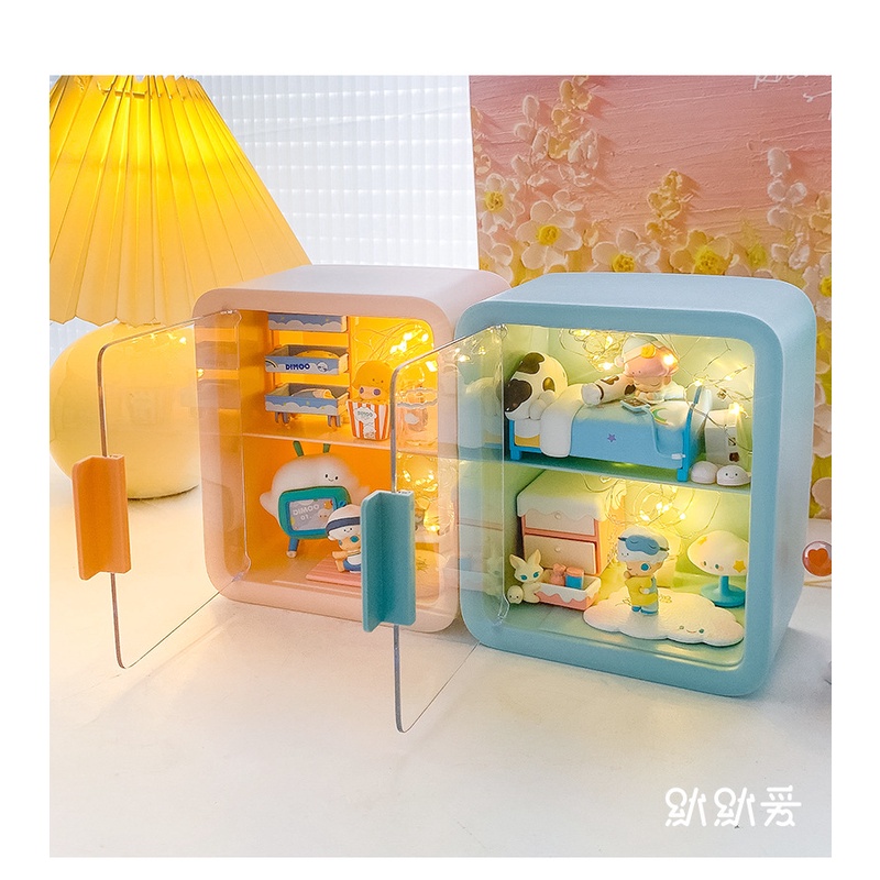 Tủ mini trưng bày mô hình dễ thương