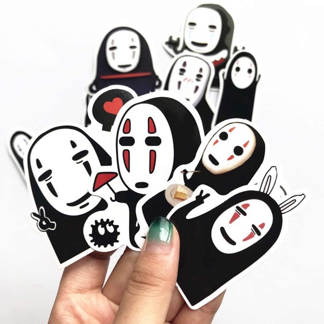 Sticker vô diện 30 cái ép lụa ảnh khác nhau