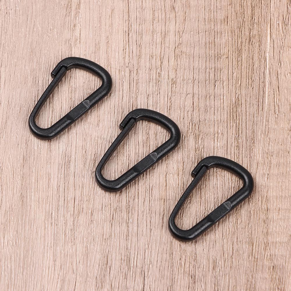 Muvako 10/20 cái d carabiner black packback buckles leo núi cắm trại đi bộ đường dài móc khóa