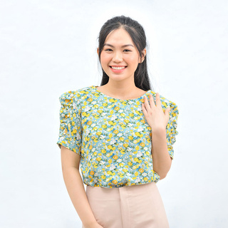 Combo áo sơ mi nữ họa tiết hoa nhí