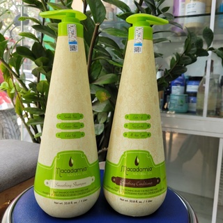 Gội xả siêu mượt Macadamia Natural Oil Smoothing 1000ml
