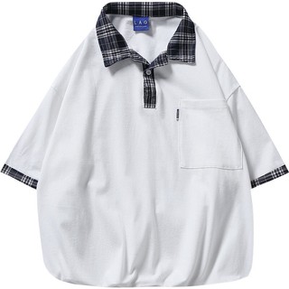 Áo thun polo cổ kẻ