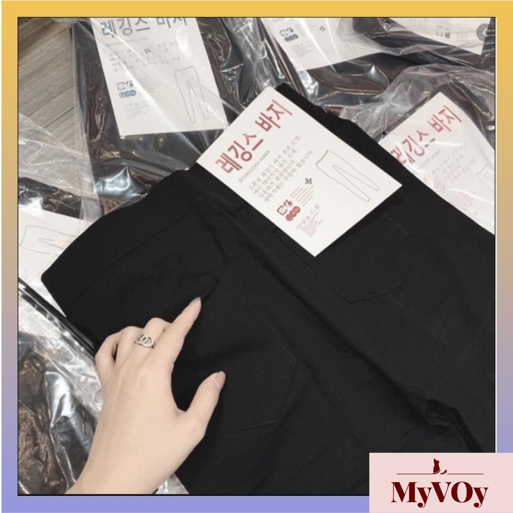 [𝐕𝐢𝐝𝐞𝐨 𝐓𝐡𝐚̣̂𝐭] Quần legging nữ đẹp xuất Hàn 4 túi cao cấp MV01