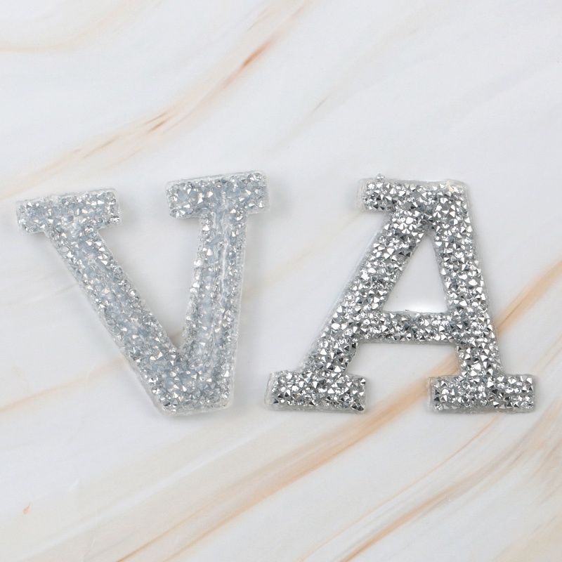 1 Miếng Dán Ủi Quần Áo Hình Chữ Cái Từ A Đến Z DIY