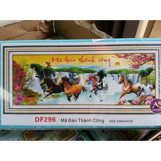 Tranh gắn đá DZ-296 - 100x44
