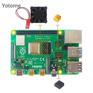 Bộ Quạt Tản Nhiệt Cho Raspberry Pi 4 Model B