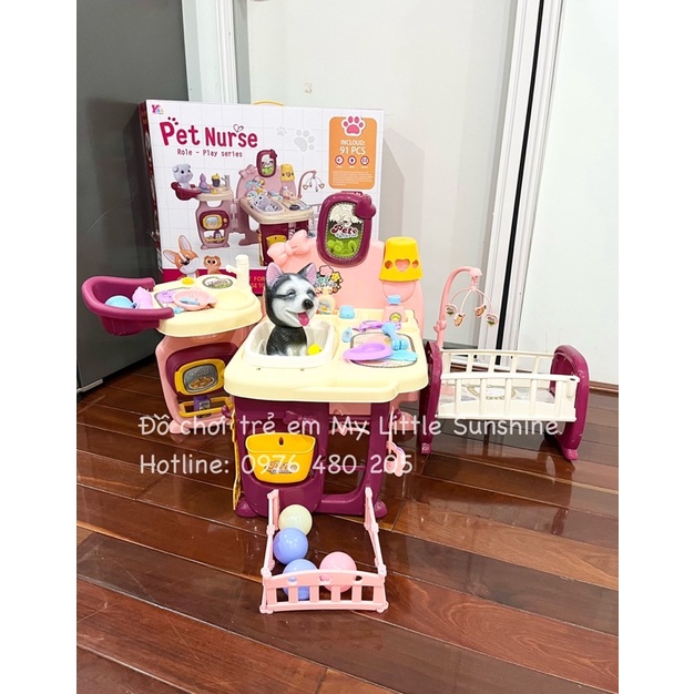 Đồ chơi chăm sóc thú cưng cho Bé Pet Nurse