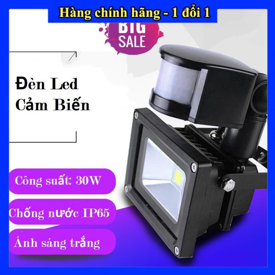 ✔️ Xả kho giá sốc -  đèn led cảm biến,Đèn Led cảm biến Flood Light công suất 30W - uy tin 1 đổi 1