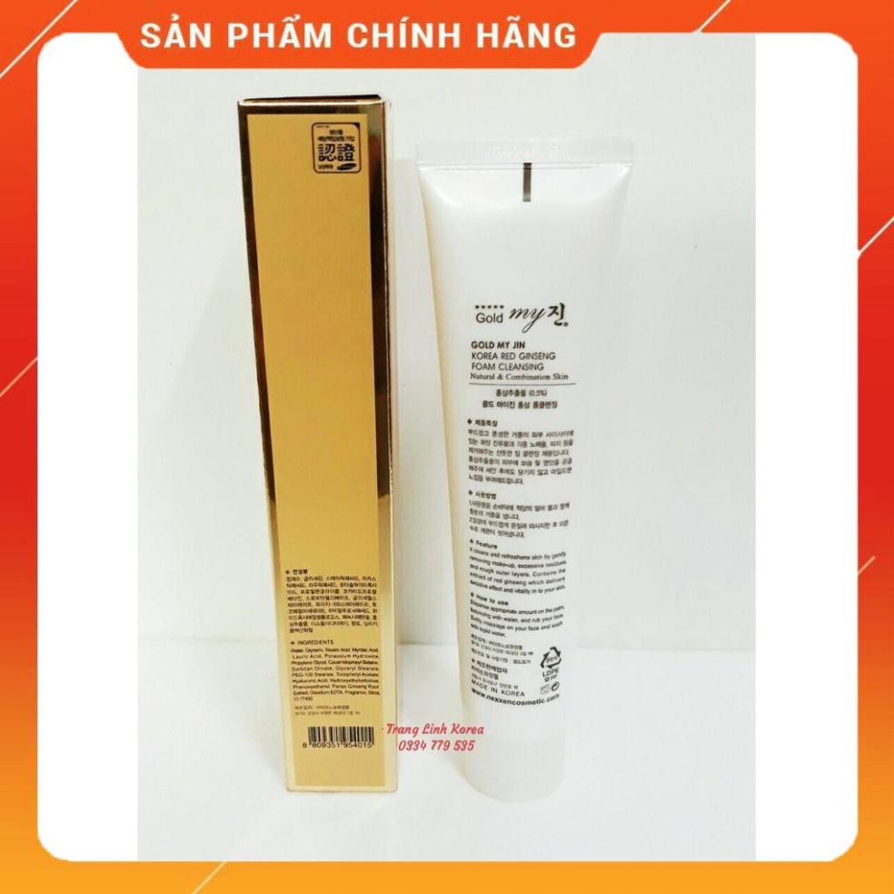 [ Trợ Giá ] Sữa Rửa Mặt Hồng Sâm Vàng My Gold Hàn Quốc
