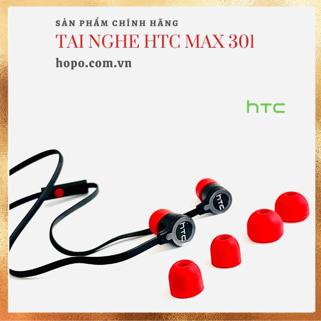 [SALE SỐC] Tai Nghe HTC Max 301 Chính Hãng Bóc Máy. Âm Thanh Cực Phê Thiết Kế Cực Sang. Màu Sắc HIện Đại