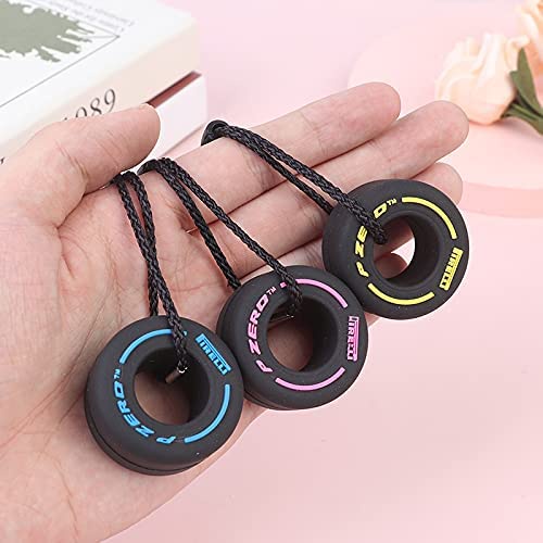 Móc khóa xe hơi F1 hình bánh xe đua thời trang