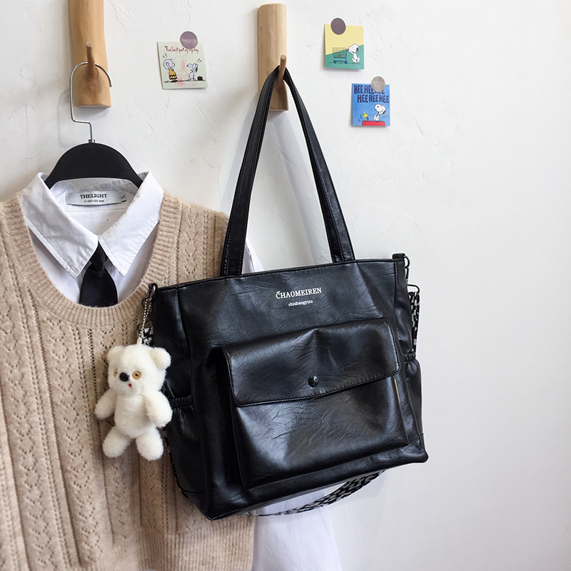 Túi xách tote IELGY da mềm sức chứa lớn đeo vai cầm tay thời trang Hàn Quốc 2021 cao cấp cho nữ