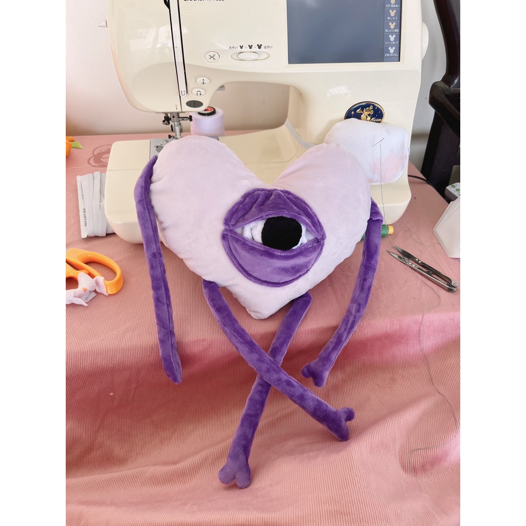 Trái Tim See Tình 30cm - Gấu Bông Đình May