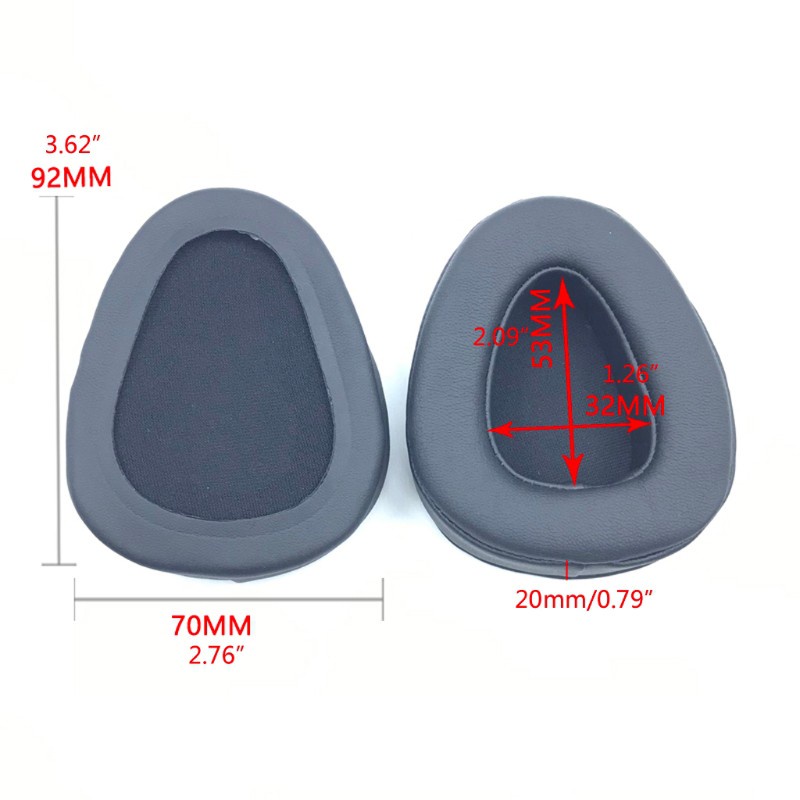 1 Cặp Đệm Tai Nghe Bằng Xốp Và Da Thay Thế Cho Skullcandy Aviator 2.0