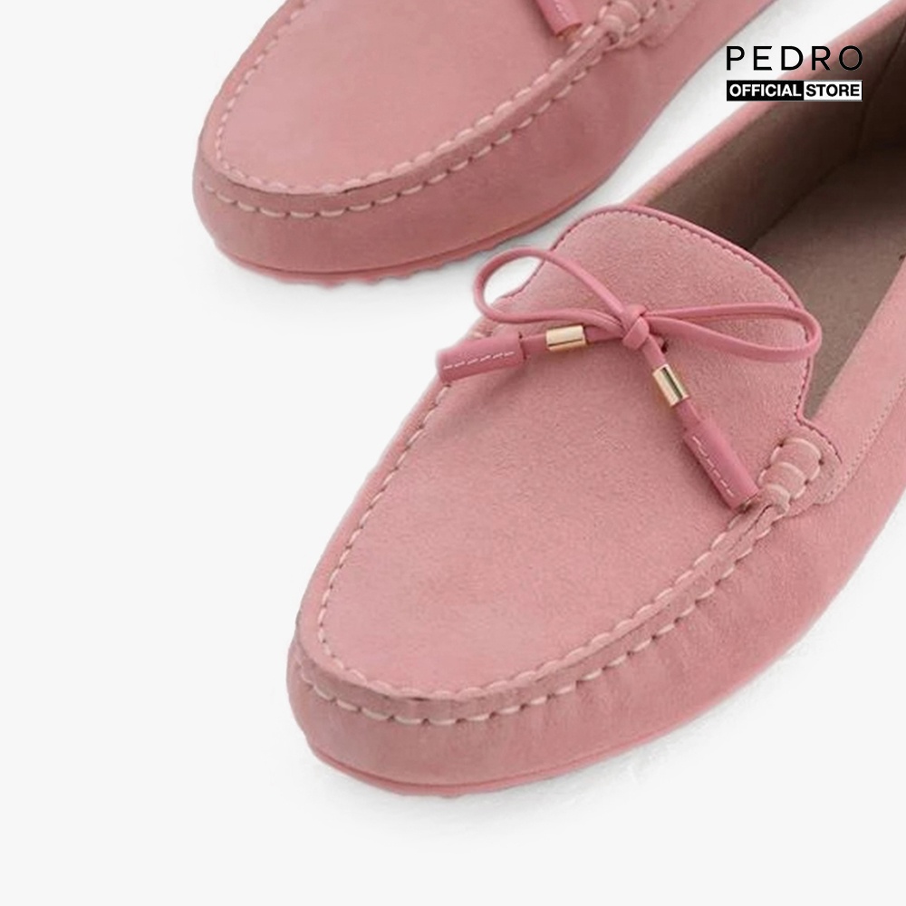 PEDRO - Giày đế bệt nữ phối nơ Leather Bow PW1-65980019-60