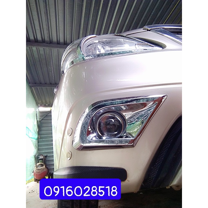 Ốp viền đèn gầm Toyota innova 2012 2013 2014 2015 2016 xi mạ Crom, ốp viền đèn sương mù