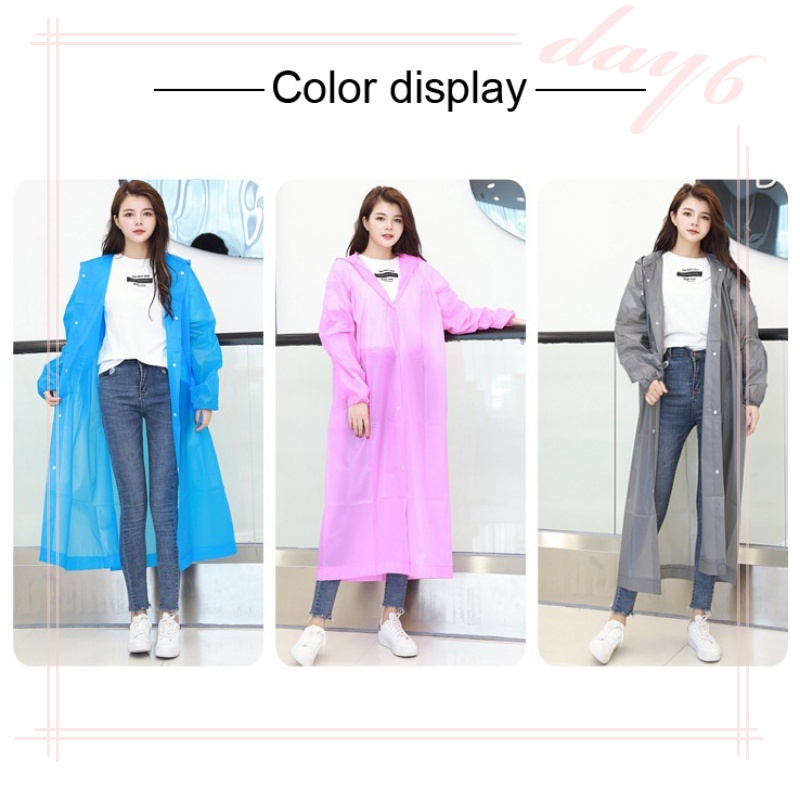 Áo Mưa Ponchos Bằng EVA Chống Nước Thoáng Khí Khẩn Cấp Có Thể Tái Sử Dụng Cho Người Lớn