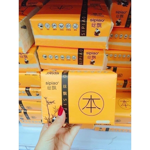 Giấy gấu trúc hàng QC 1 thùng 30 gói chuẩn, đẹp.