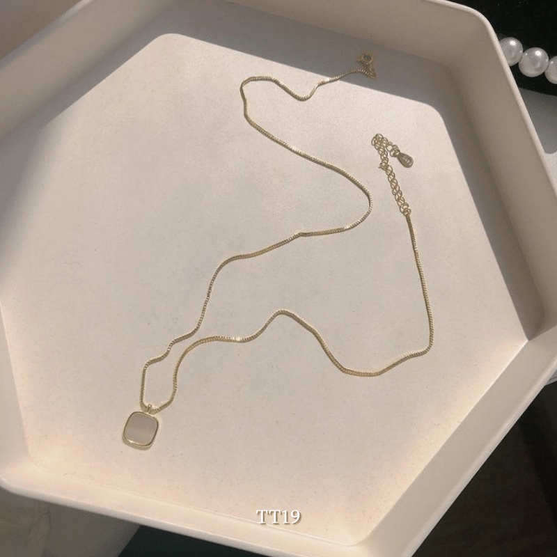 Dây chuyền hạt đá trang phong cách đơn giản nữ tính Hàn Quốc Annie TT19