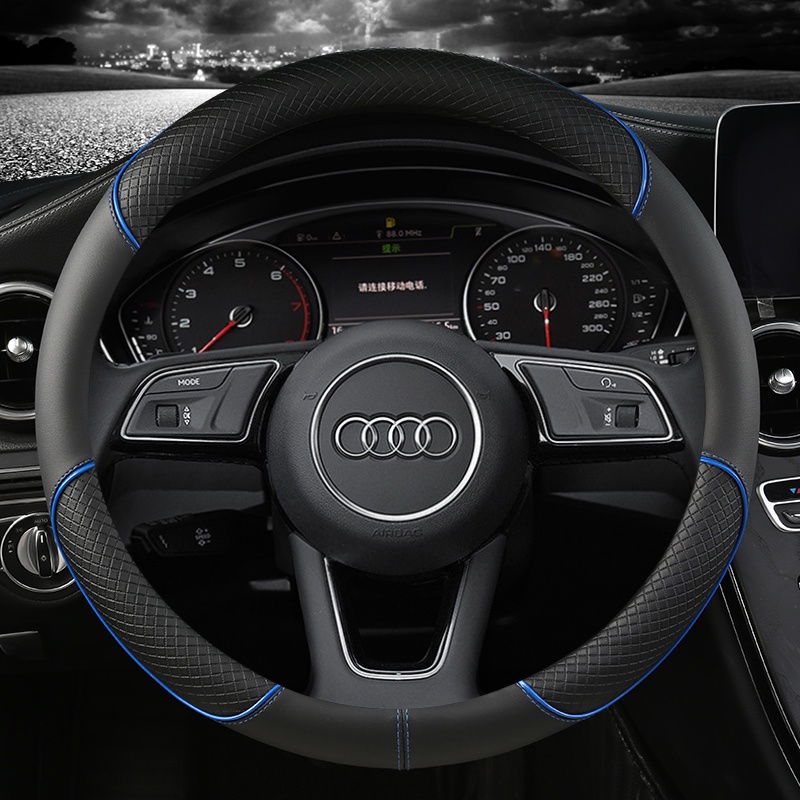 Bao Da Bọc Vô Lăng Xe Hơi Audi A1 8X A2 A3 A4 A5 A6 38cm Chống Trượt