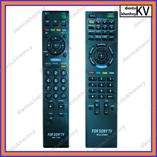 Điều Khiển Tivi Sony RM-715A và RM-D959 Giá Rẻ