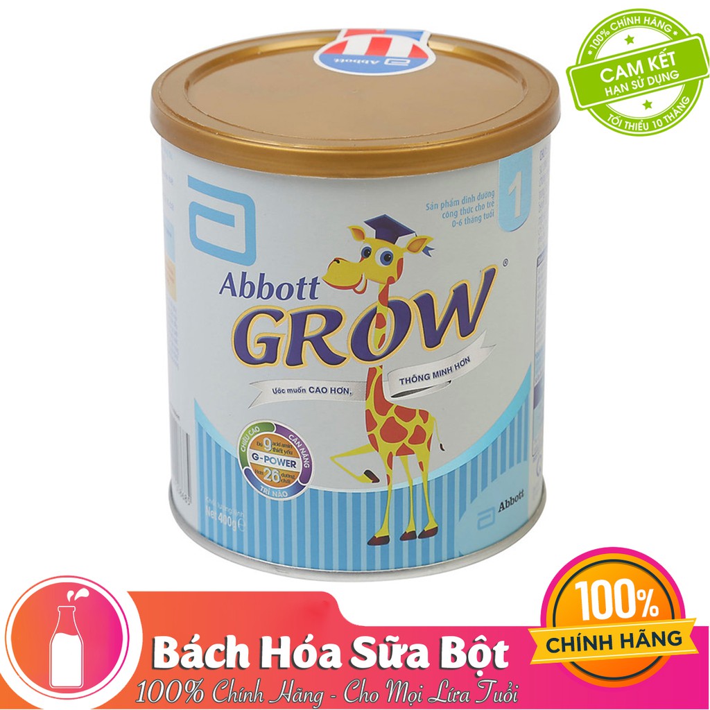 Combo 2 Lon Sữa Bột Abbott Grow 1 - 400g
