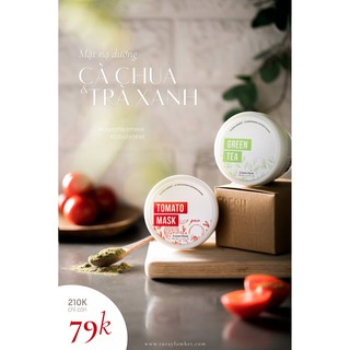Mặt nạ cà chua & trà xanh