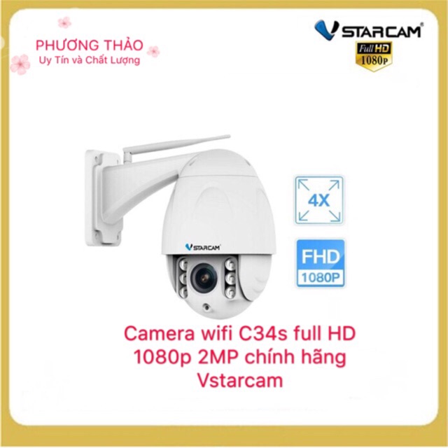 Camera wifi Ngoài trời C34s - Vstarcam