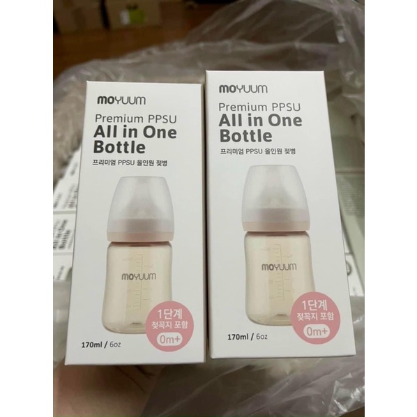 [Hàng Chính Hãng] Bình Moyum size 170ml và 270ml cho bé
