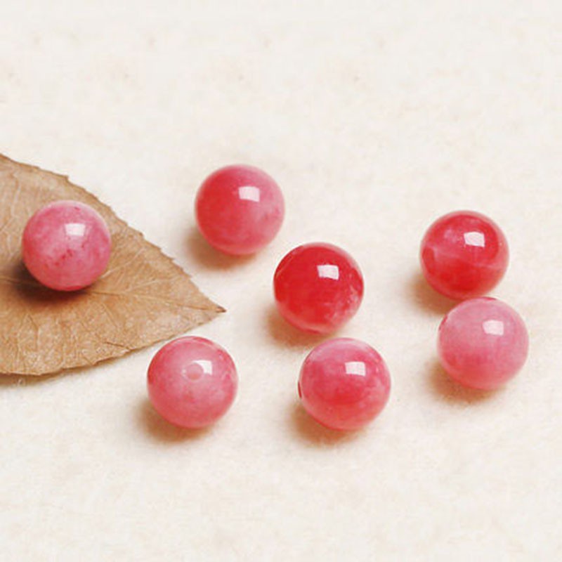 Hạt Đá Thạch Anh Đỏ Tự Nhiên 4A