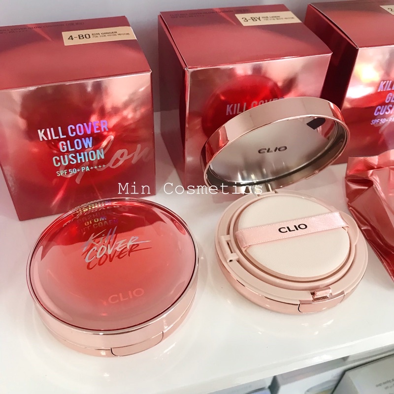 [Auth- Mẫu Mới] Phấn nước căng bóng da Clio Kill Cover Glow Cushion SPF50+ PA++++