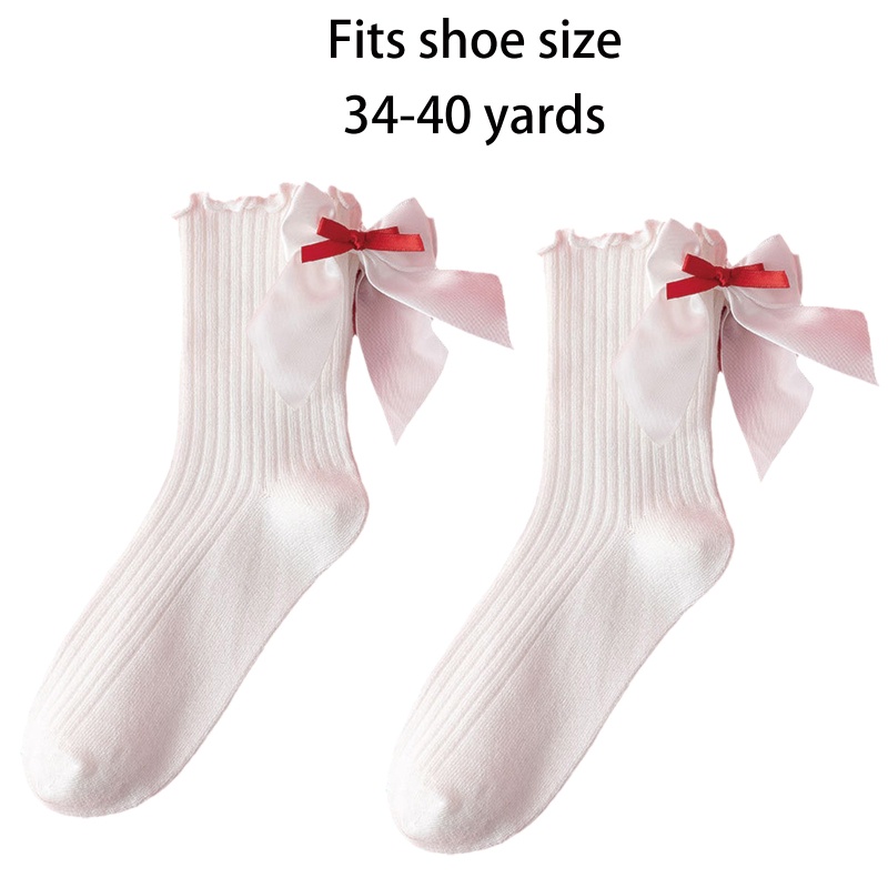 XIXI Vớ Cotton Cổ Ngắn Phối Bèo Phong Cách Lolita Nhật Bản Dễ Thương Cho Nữ Sinh