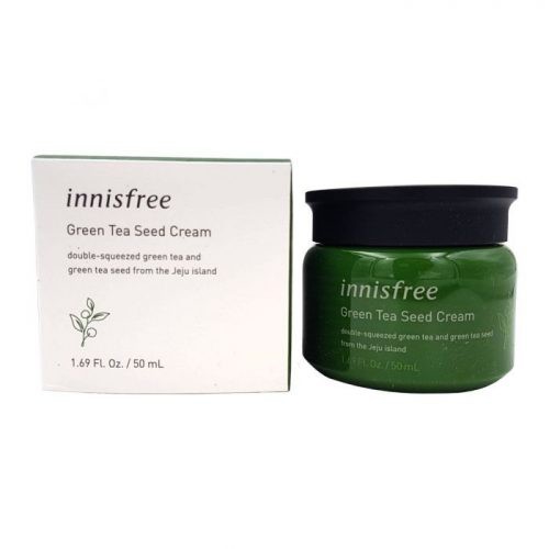 Kem Dưỡng Ẩm Cấp Nước, Phục Hồi Da Mụn Chiết Suất Từ Hạt Trà Xanh Innisfree Green Tea Seed Cream 50ml