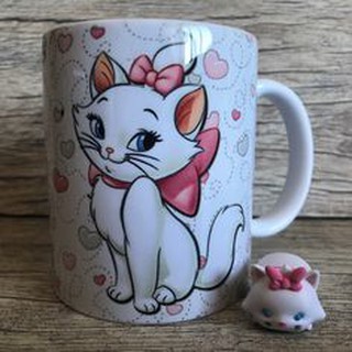 Cốc sứ uống trà cà phê in hình mèo con tinh nghịch đáng yêu - Cốc quà tặng