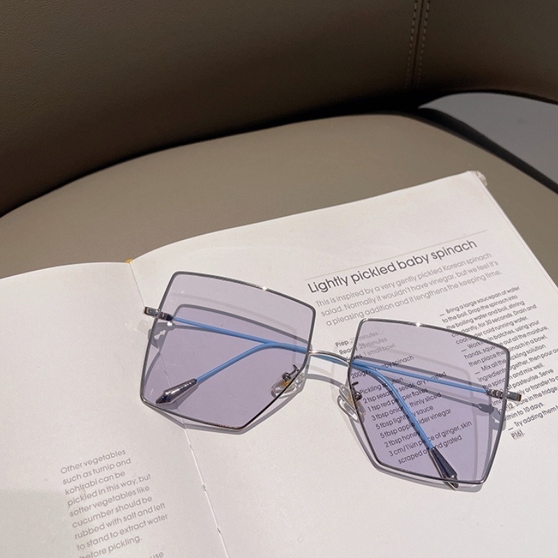 Kính Mát Gọng Vuông Lớn Chống Tia UV400 Thời Trang Dành Cho Nam Và Nữ