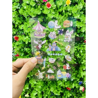 Set 6 tấm sticker hoạt hình