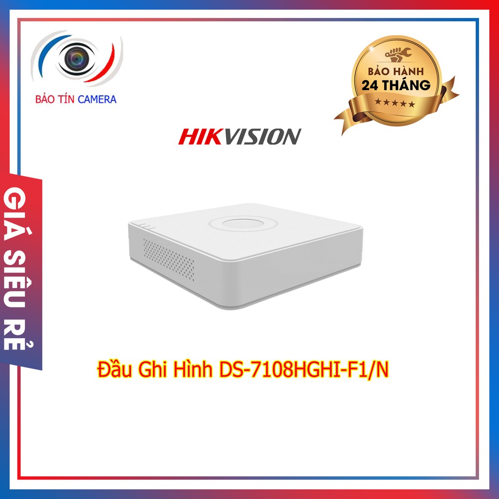 Đầu ghi hình DS-7116HQHI-K1 chính hãng bảo hành 24 tháng