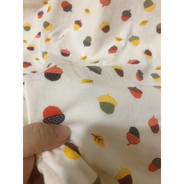 Vải thun cotton hình quả combo 3m