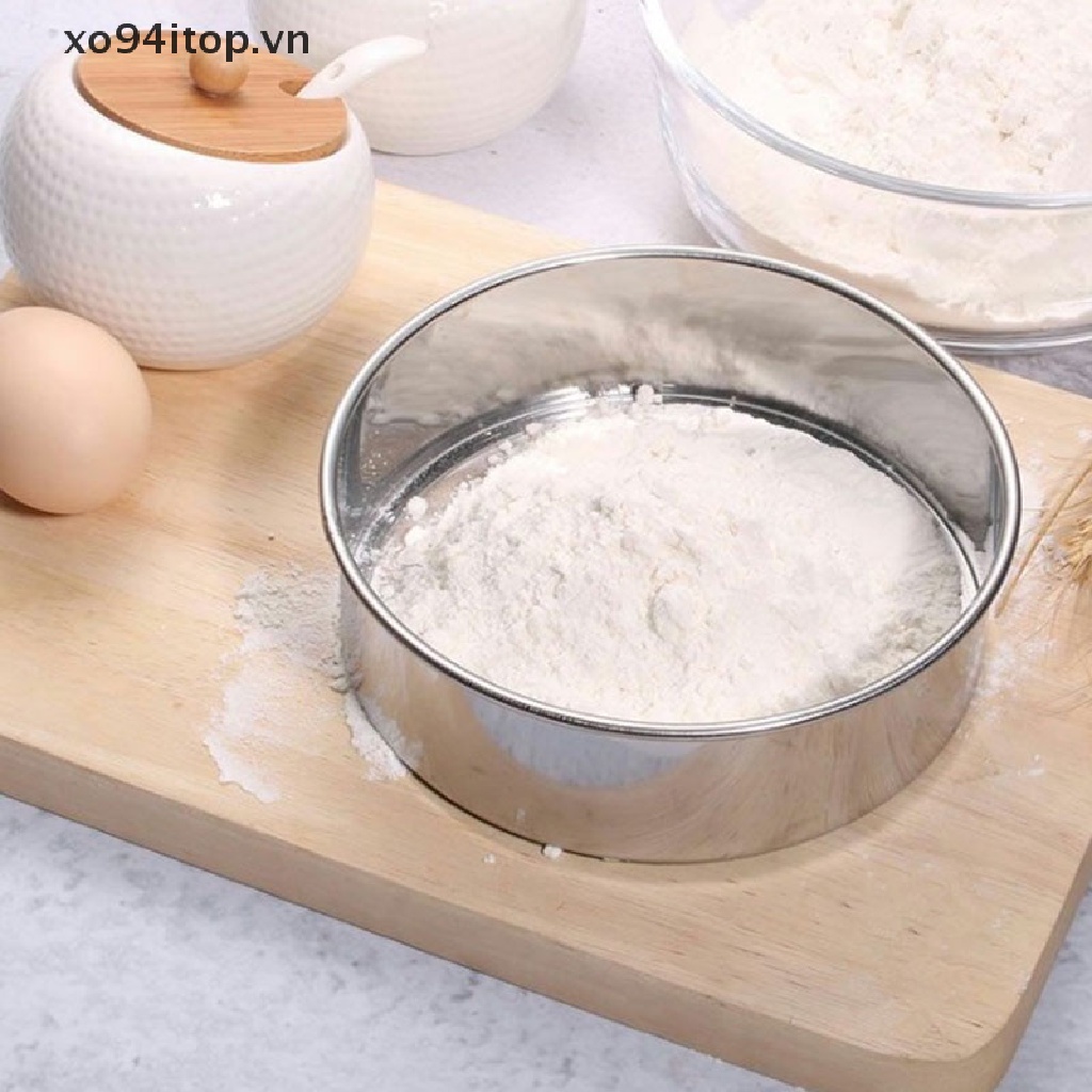 Rây Lưới Tròn Lọc Bột Bằng Thép Không Gỉ