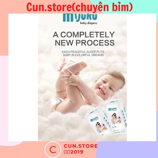 Tã dán, bỉm dán Mujuku size S(4-8kg) bịch 50 miếng