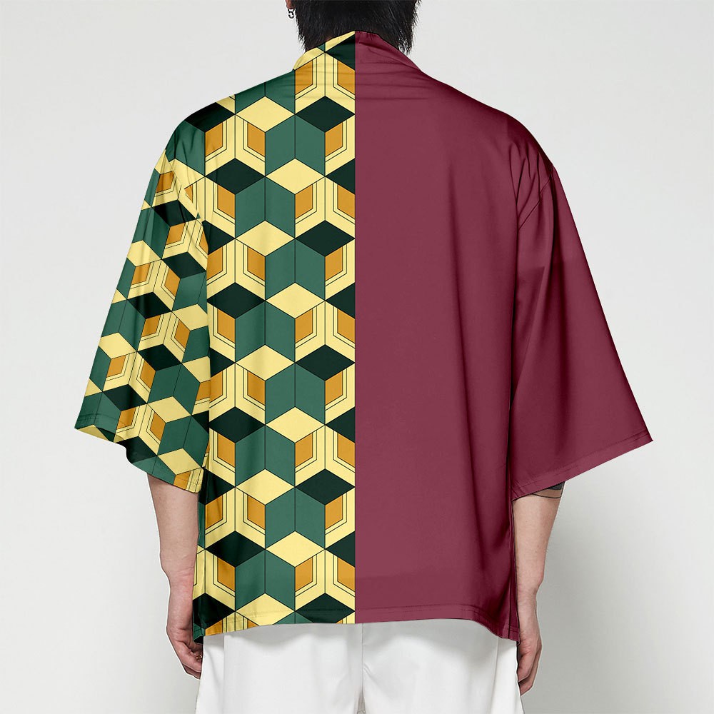 Áo Kimono Tay 3/4 Hóa Trang Nhân Vật Kamado Tanjiro Nezuko Tomioka | BigBuy360 - bigbuy360.vn