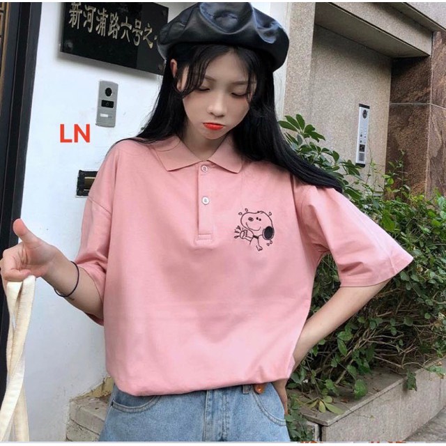 Áo polo chó đốm tai LN12