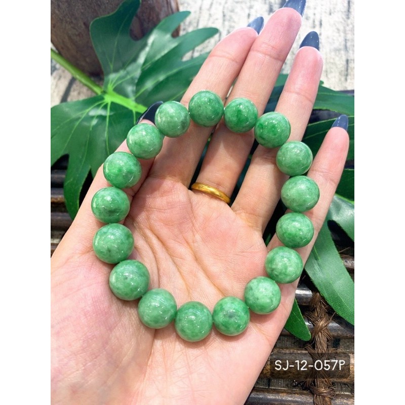 Vòng Tay Cẩm Th-ạch Đậu Lý Đẹp Khỏi Chê Size 10-14mm