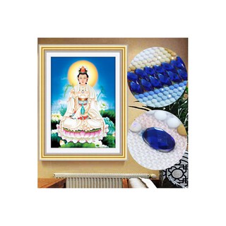 Tranh đính đá Quan thái âm bồ tát