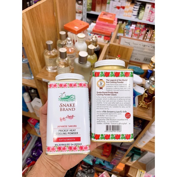 Phấn lạnh snake brand thái lan hũ 140gr